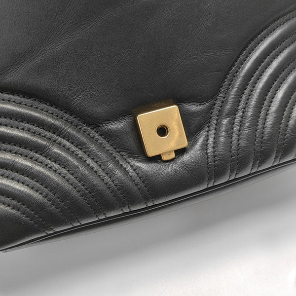 GG Marmont Small Quilted Calfskin Black