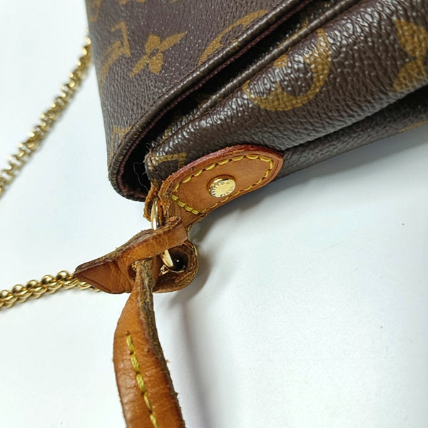 FAVORITE MM Monogram Coated Canvas Brown