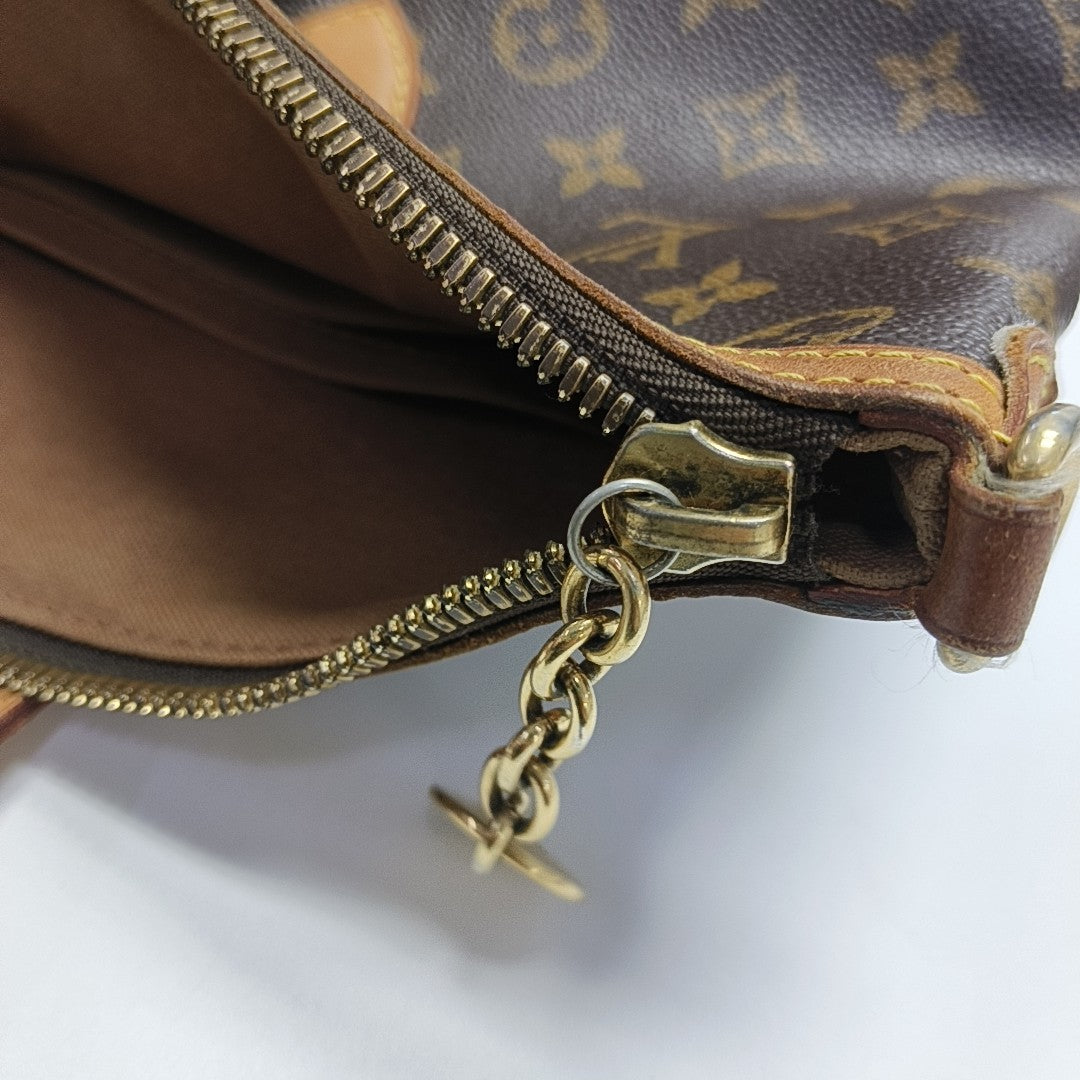 PALERMO PM Monogram Coated Canvas Brown