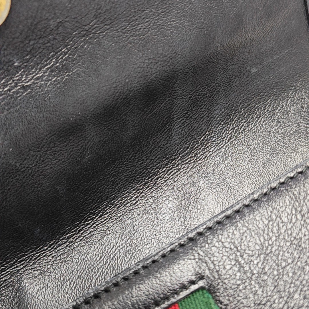 Rajah Small Calfskin Black