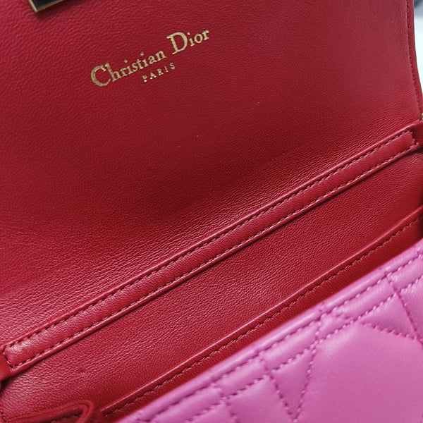 Miss Dior Cannage Lambskin Red