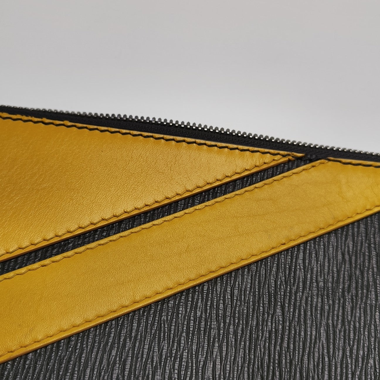 Calfskin Clutch Gray