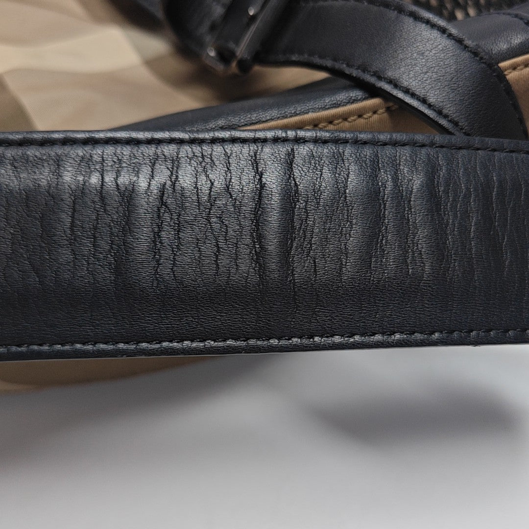 Nylon Shoulder Bag Brown