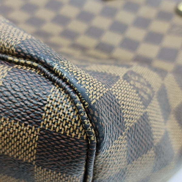 NEVERFULL MM Damier Ebene Coated Canvas Brown