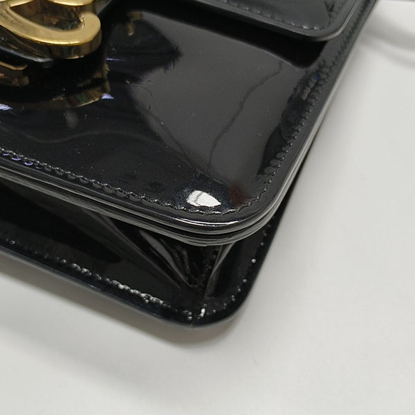 Karligraphy Patent Leather Black