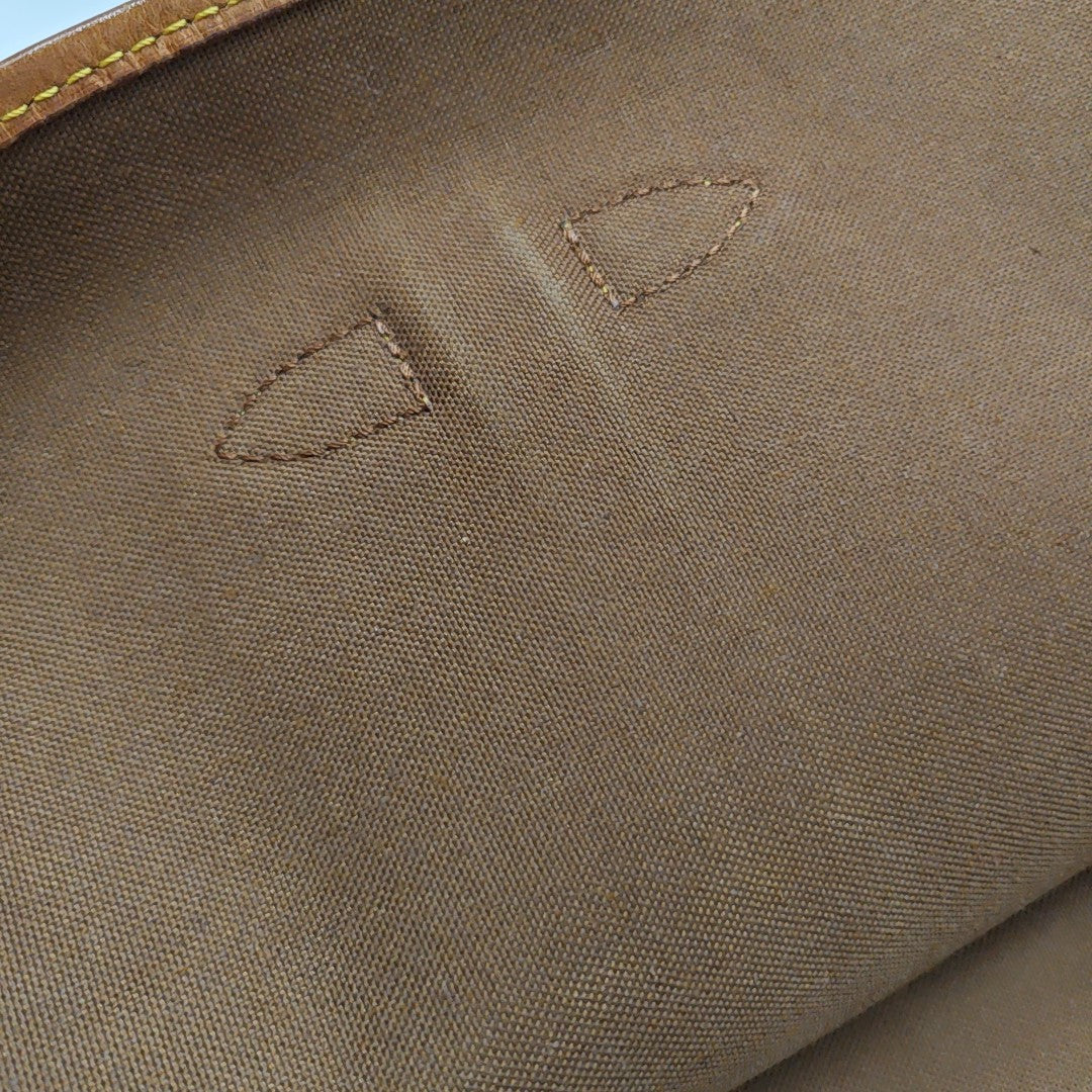 SAUMUR 35 Monogram Coated Canvas Brown