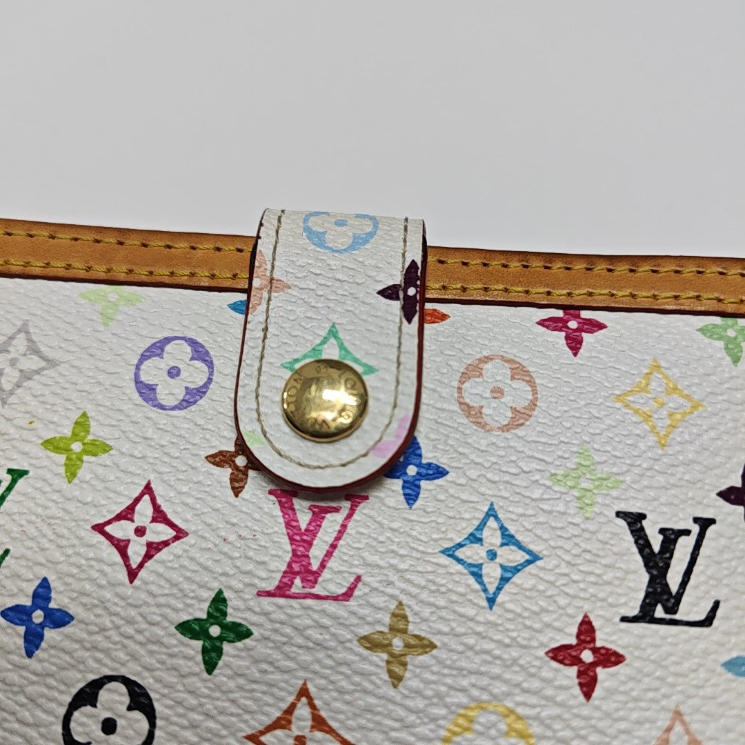 LV × TM VIENNOIS Monogram Coated Canvas White Wallet