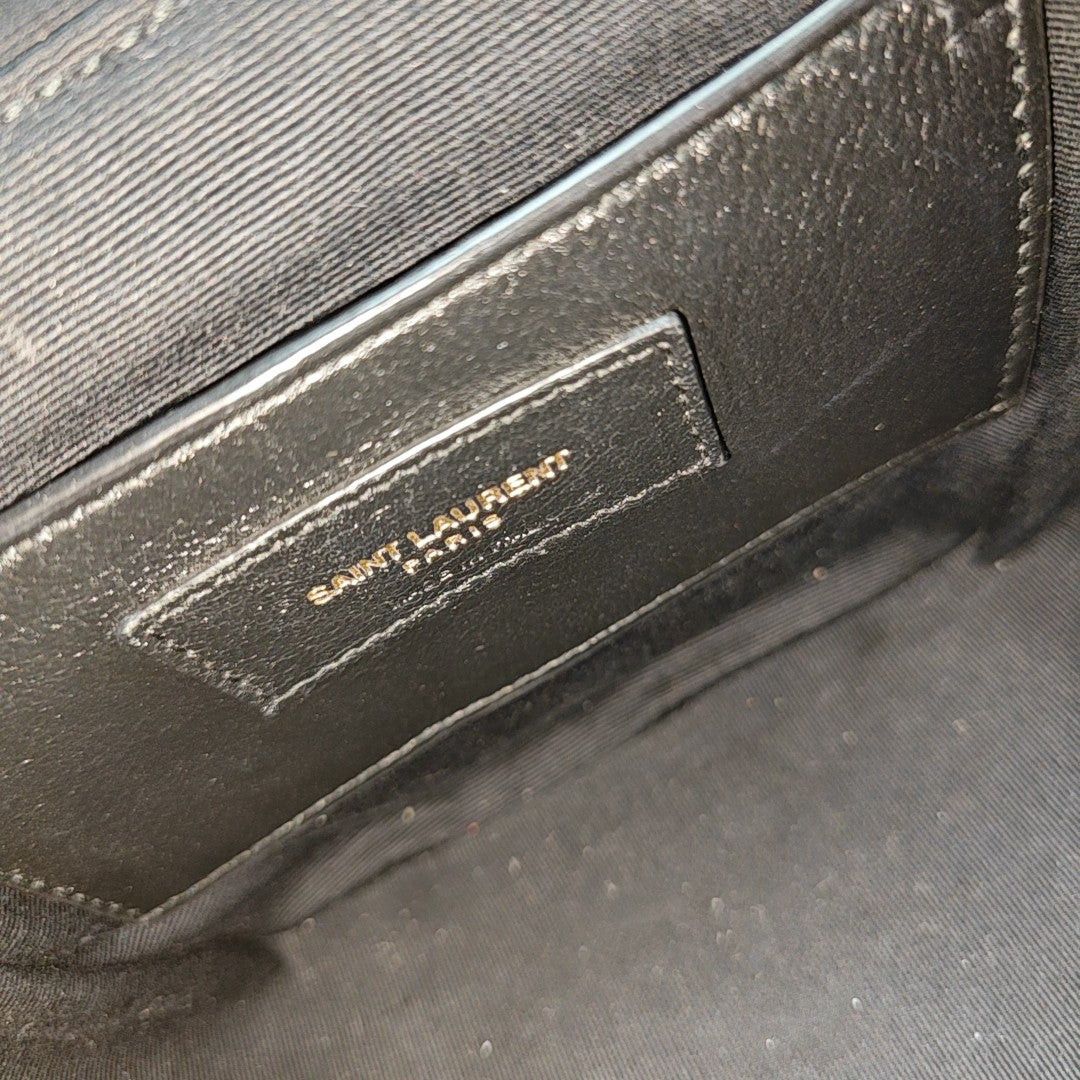 80'S VANITY Quilted Calfskin White