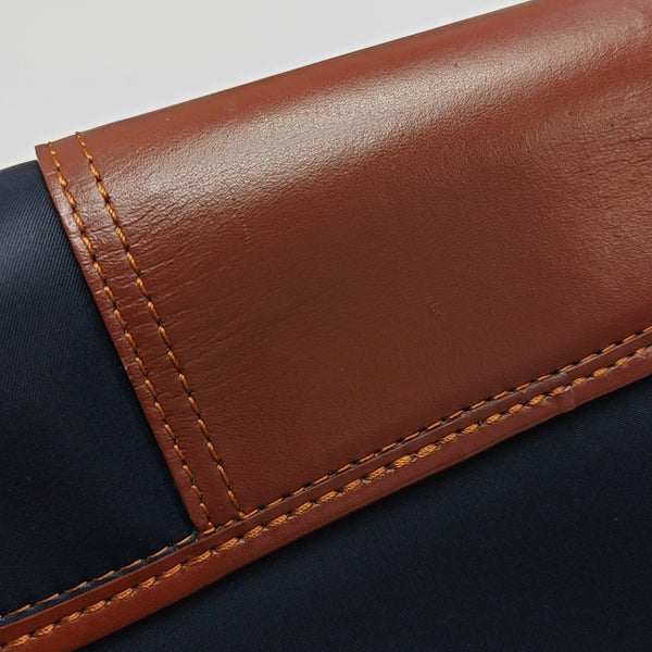 Fabric Shoulder Bag Blue