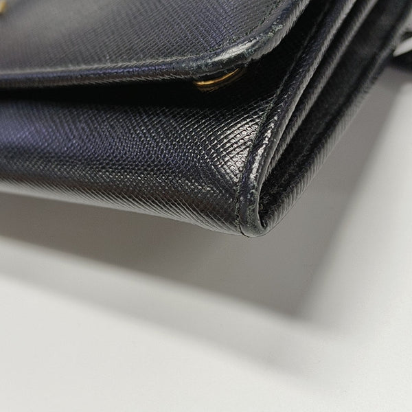 Saffiano Calfskin Wallet Black