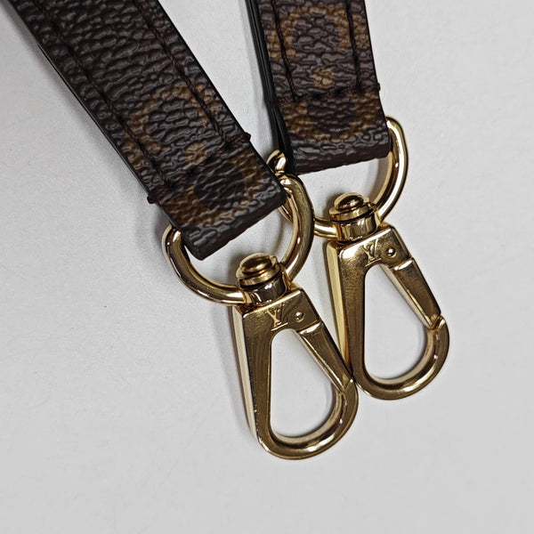 MONTAIGNE GM Monogram Coated Canvas Brown