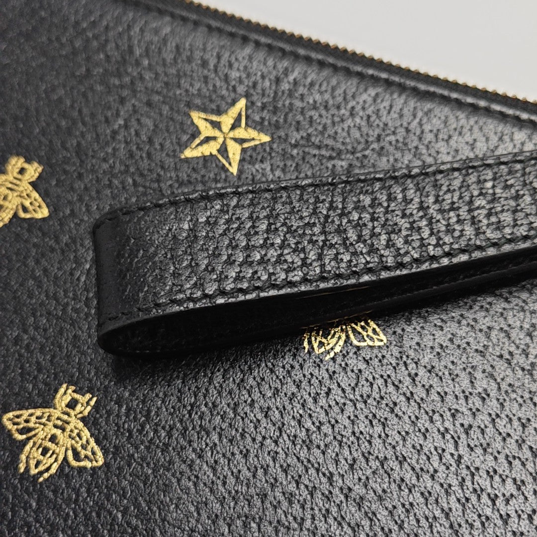 Calfskin Clutch Black