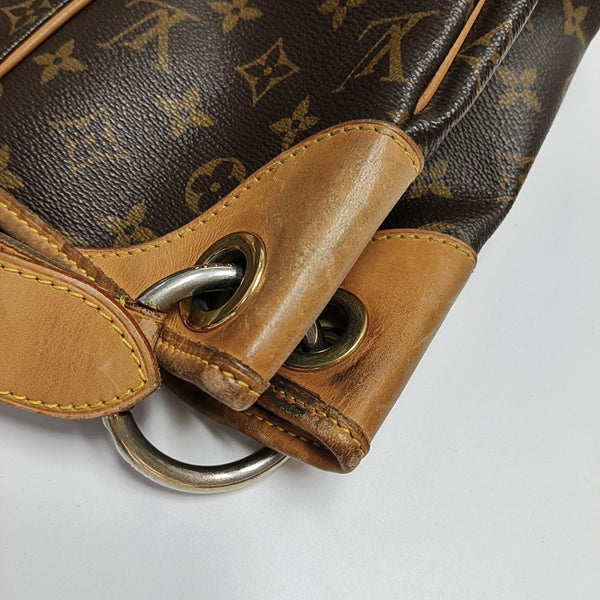 GALLIERA GM Monogram Coated Canvas Brown