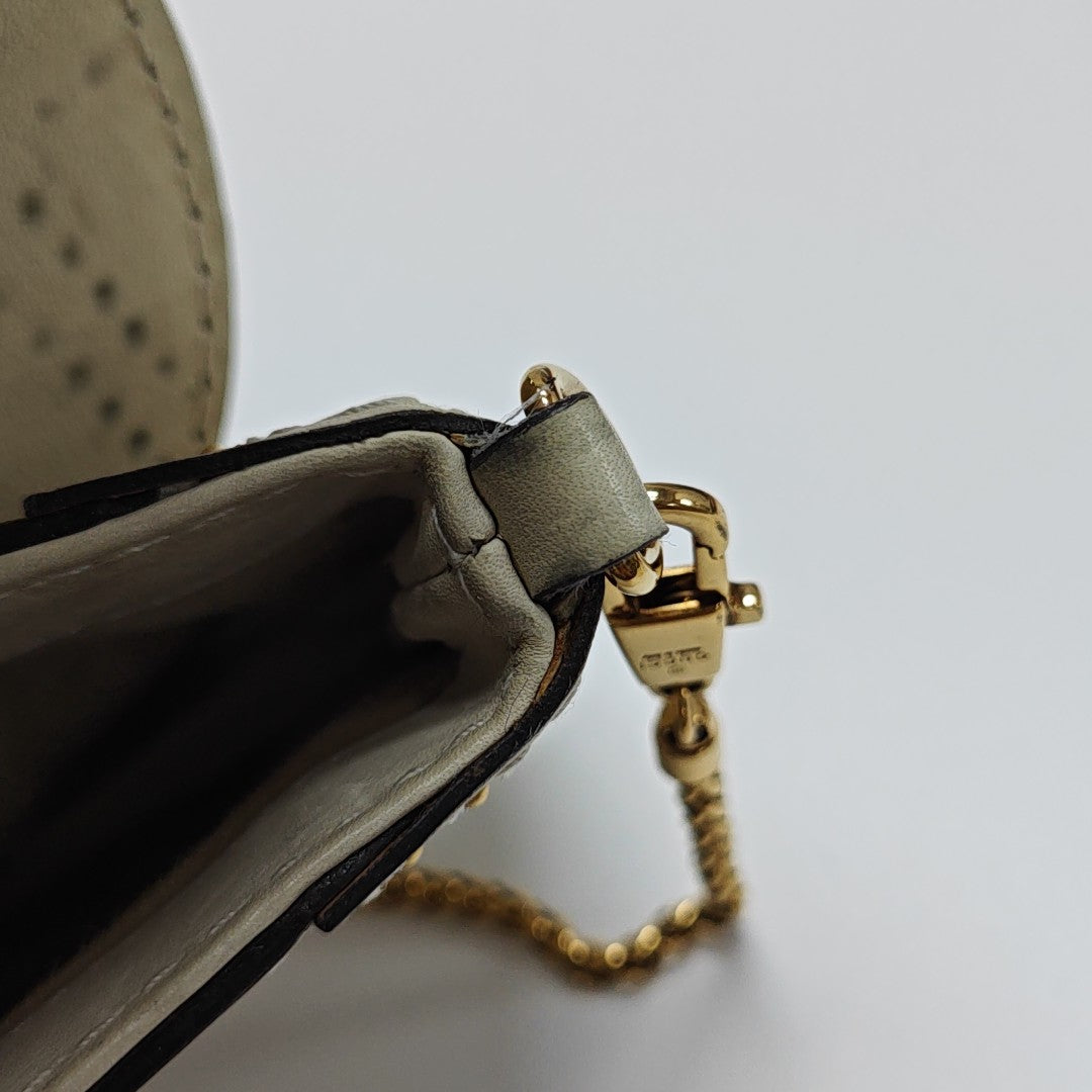 Snaffle Bit Calfskin White