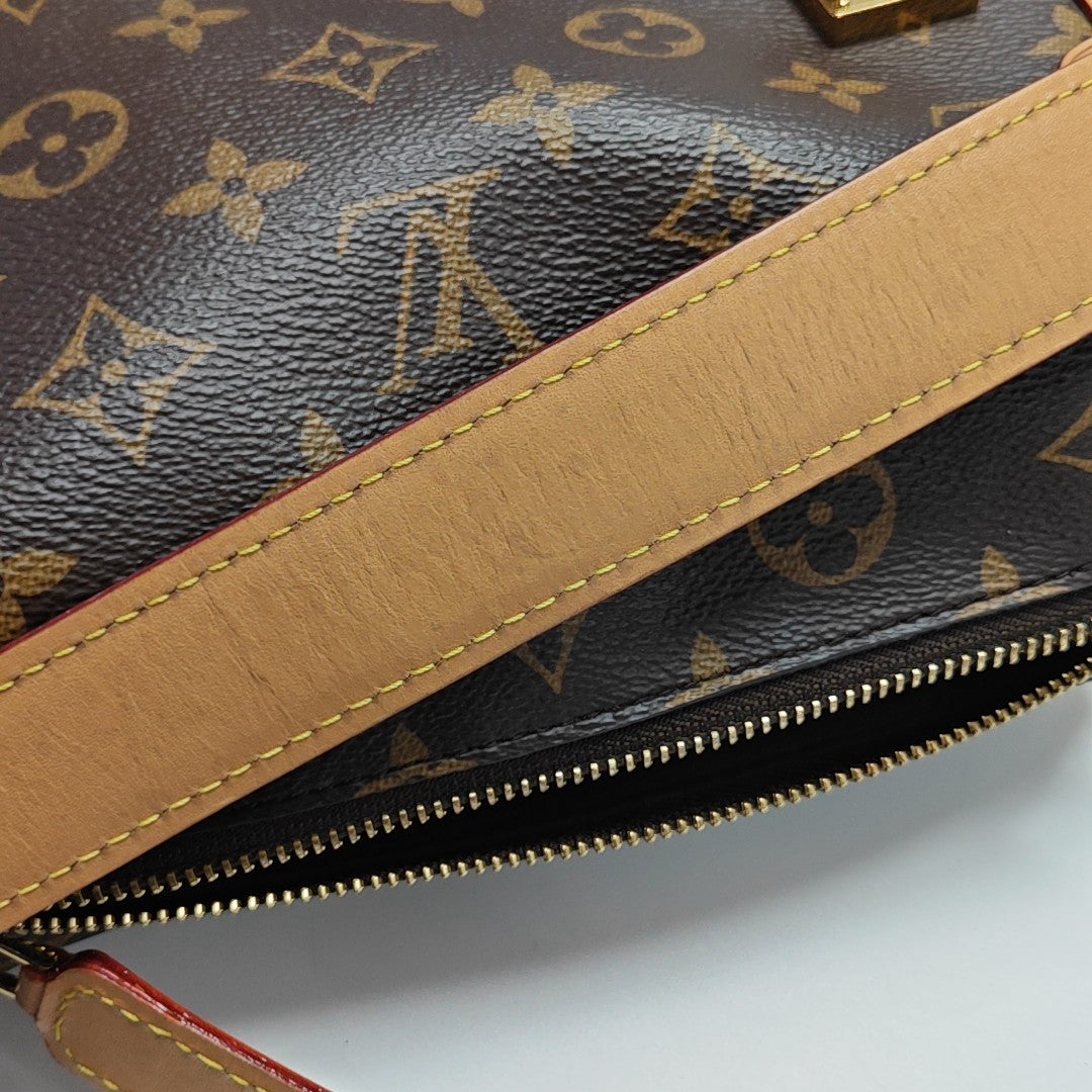 SIDE TRUNK MM Monogram Coated Canvas Brown