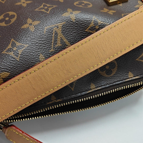 SIDE TRUNK MM Monogram Coated Canvas Brown