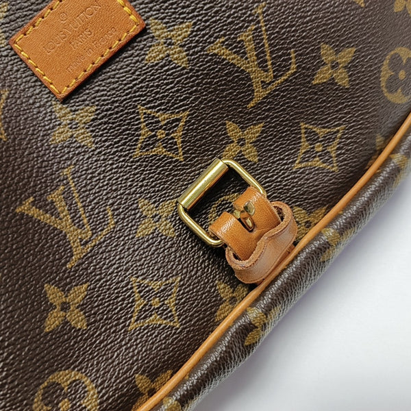 SAUMUR Monogram Coated Canvas Brown