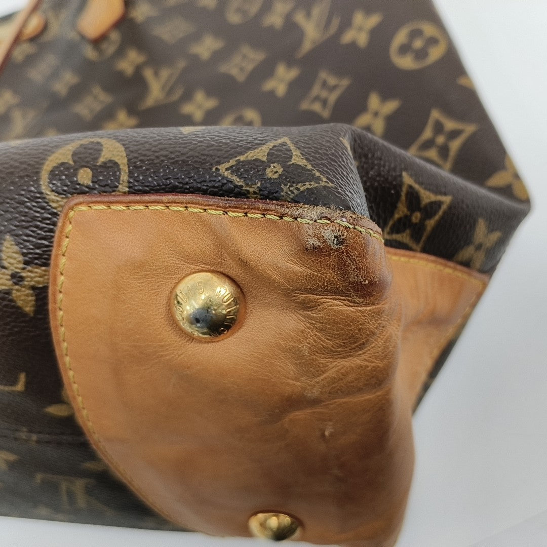 WILSHIRE GM Monogram Coated Canvas Brown
