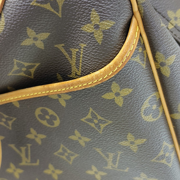 DEAUVILLE Monogram Coated Canvas Brown