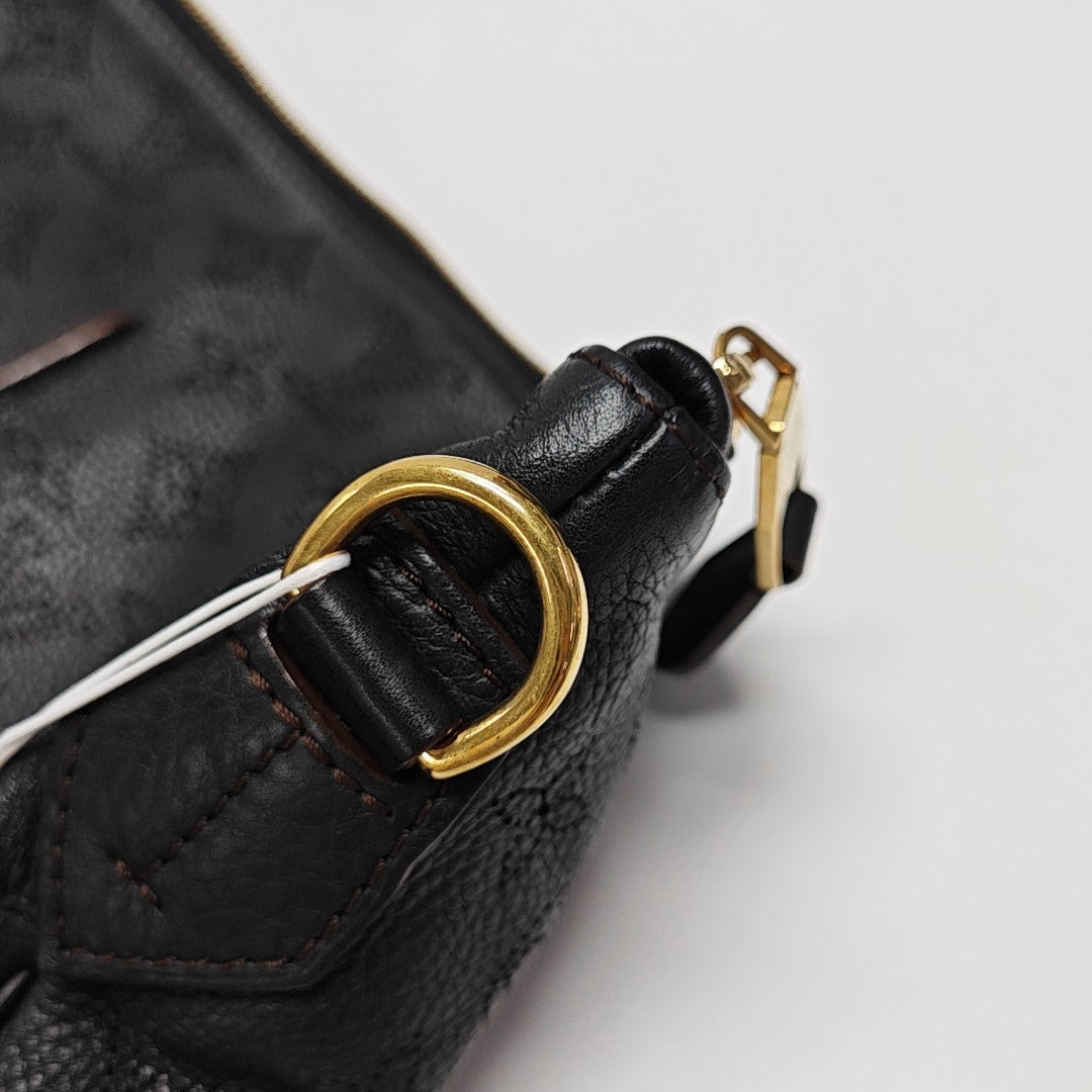 SELENE Monogram Calfskin Black