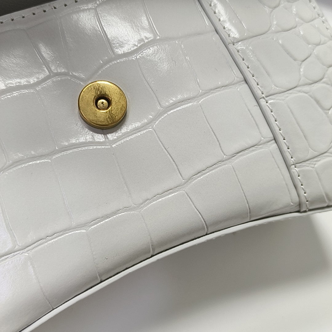 Hourglass XS Calfskin White