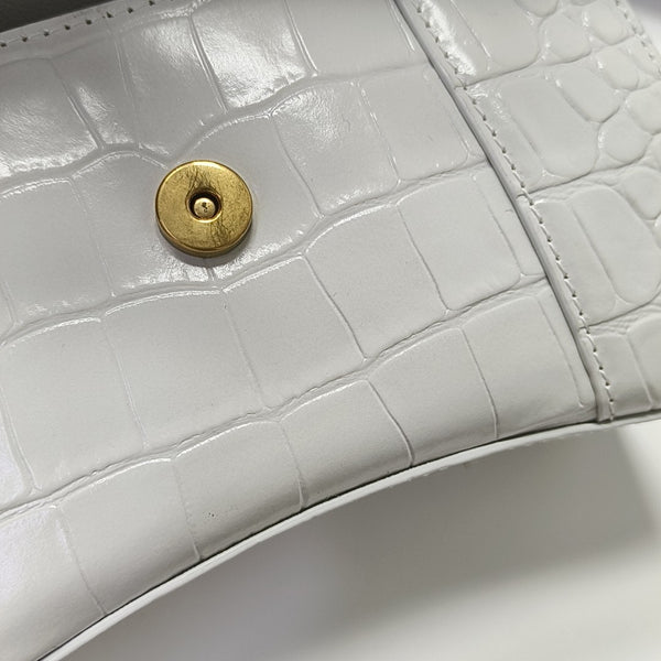 Hourglass XS Calfskin White