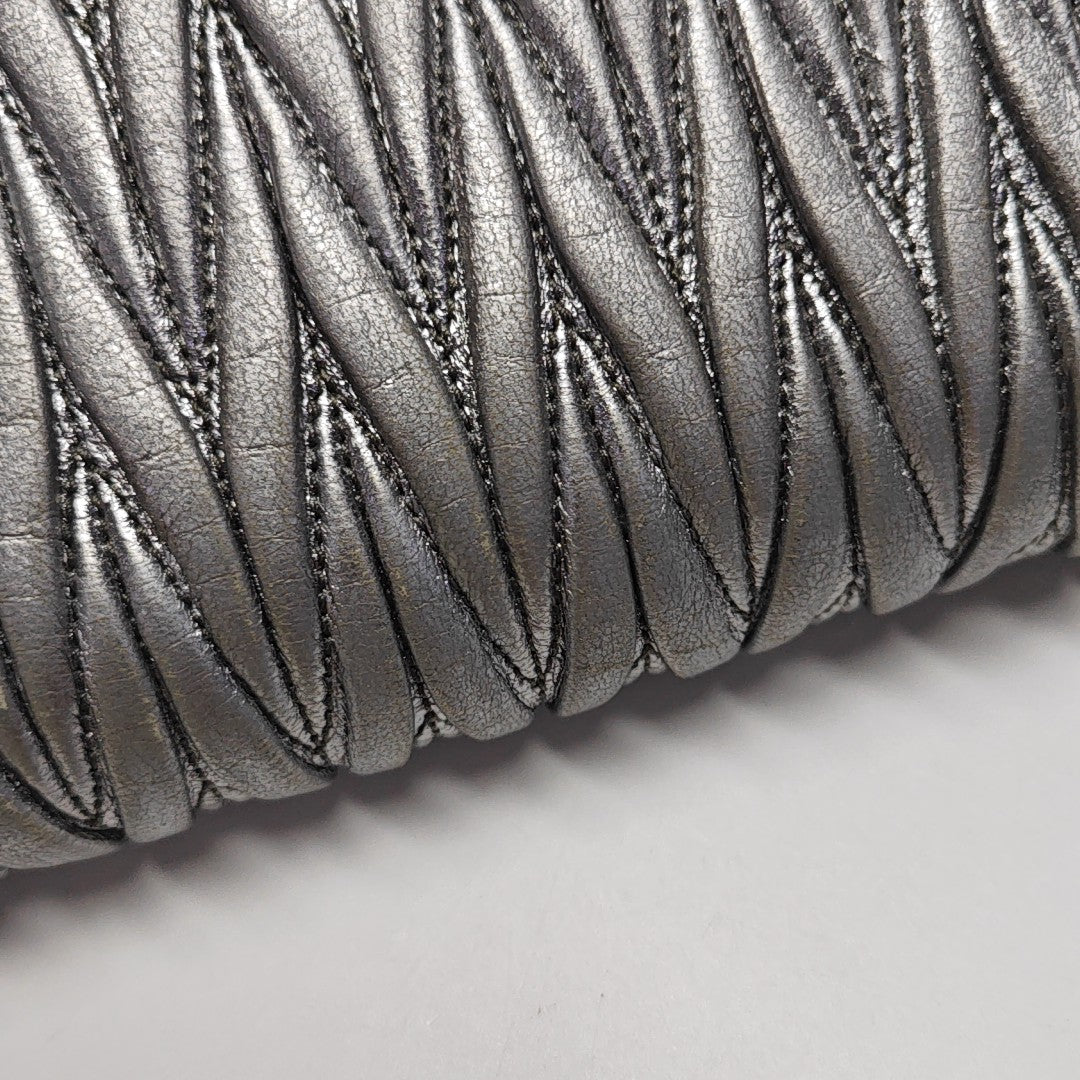 Miu Délice Lambskin Silver