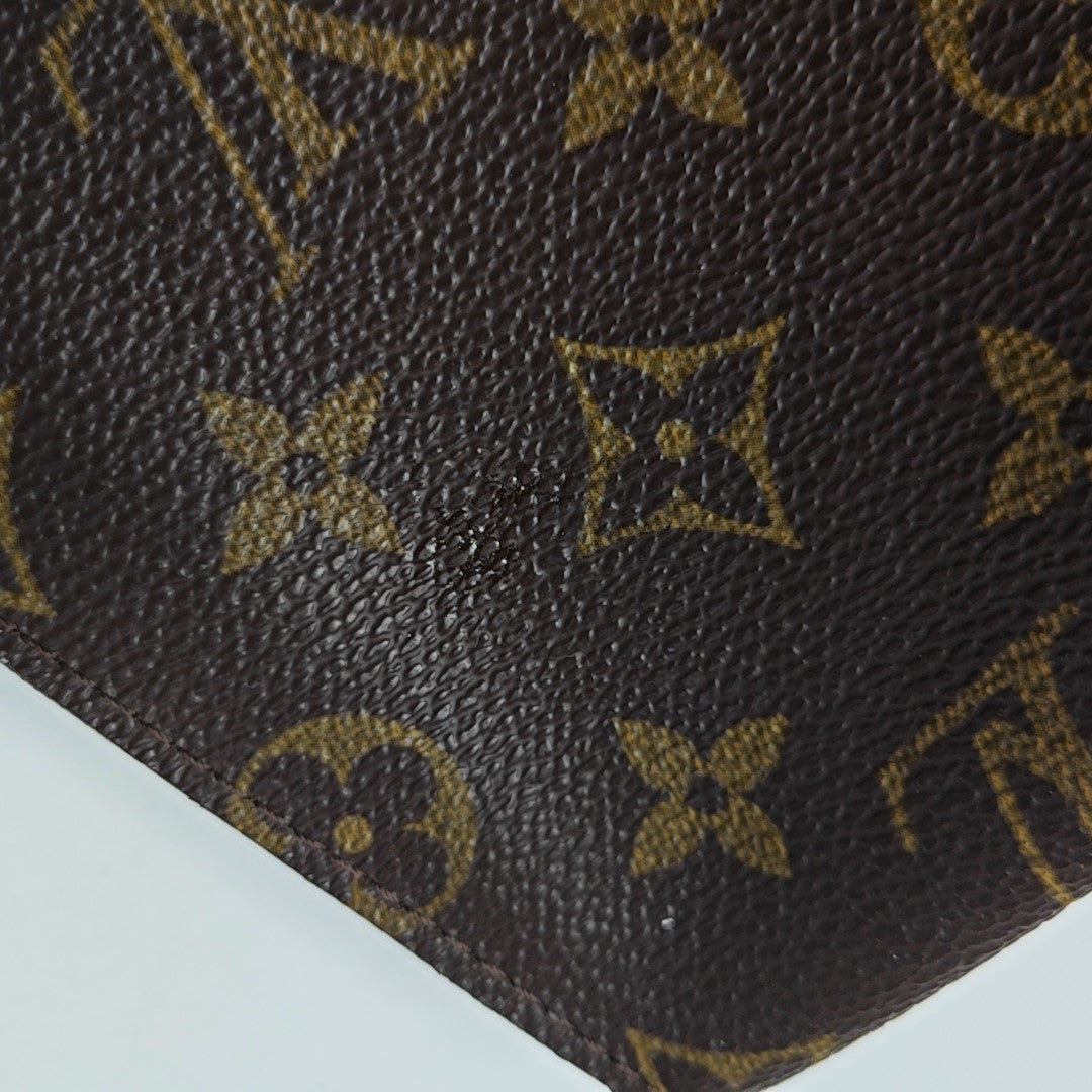 BUCKET Monogram Coated Canvas Brown