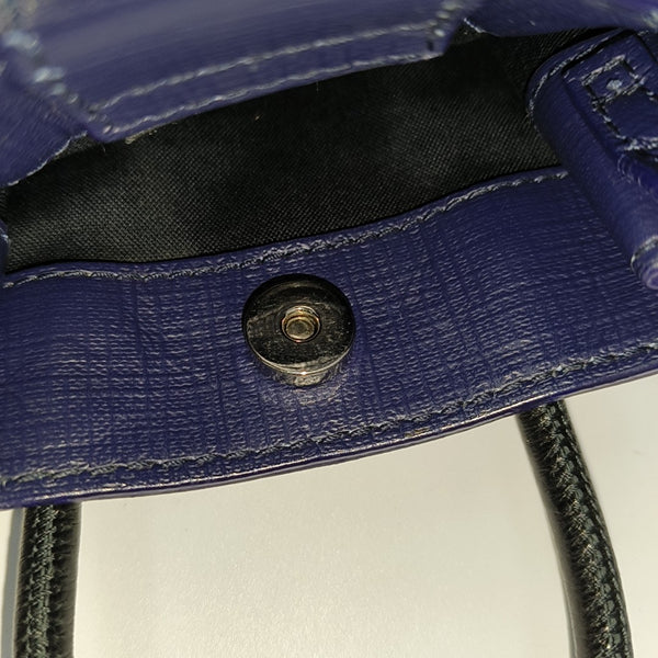 Calfskin Shoulder Bag Blue