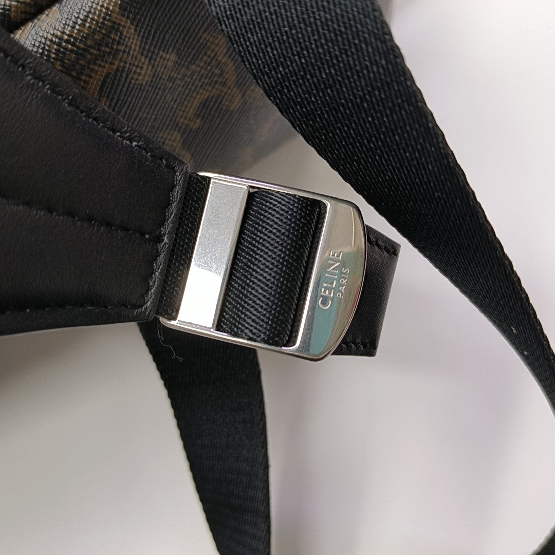 TRIOMPHE CANVAS Medium Coated Canvas Black