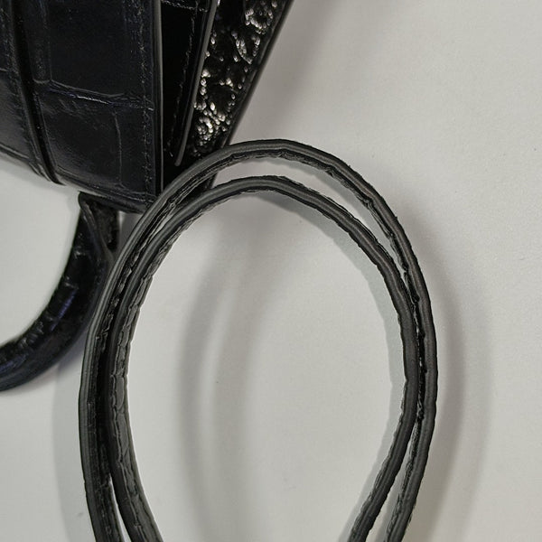 Hourglass Mini Calfskin Black