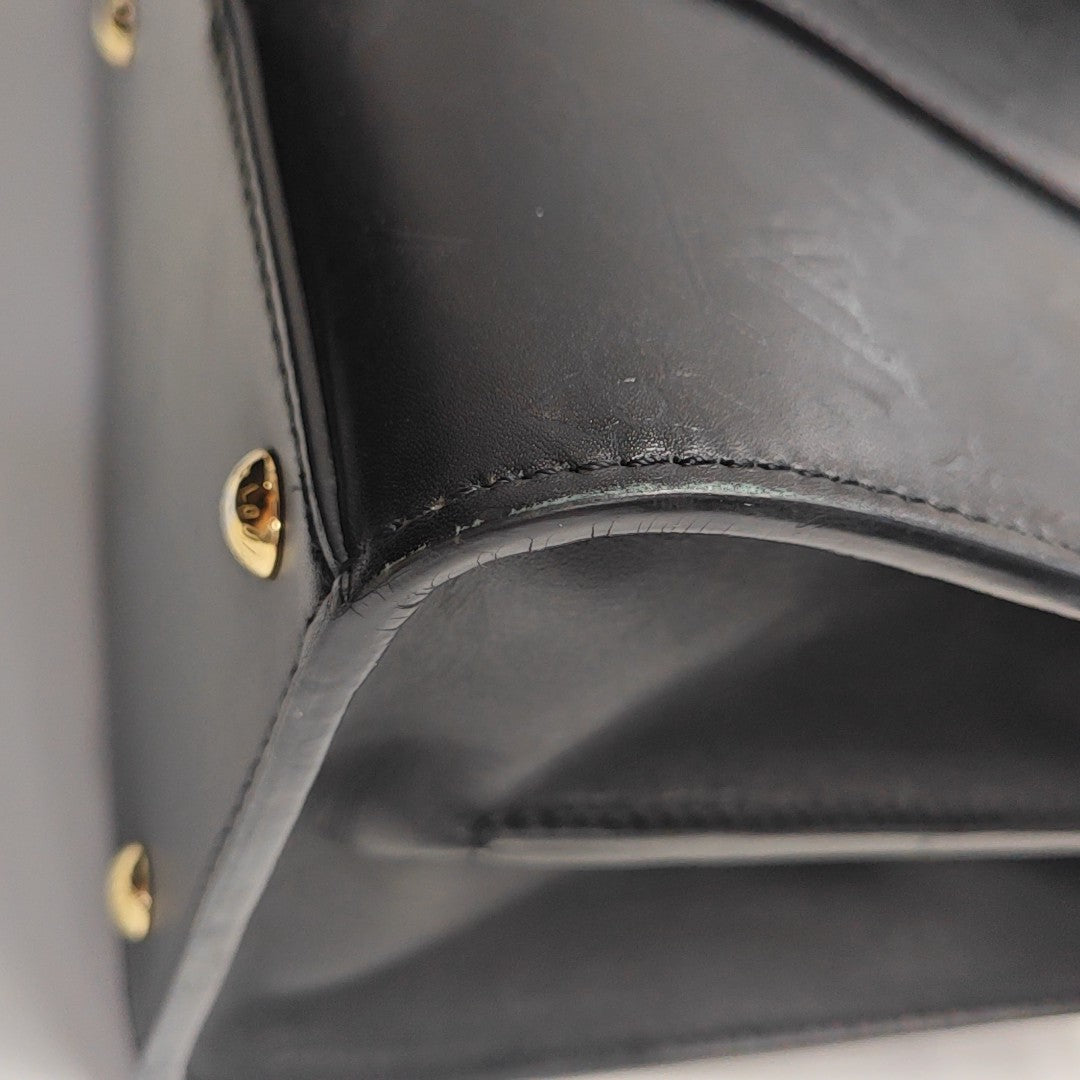VERY MM Monogram Calfskin Black