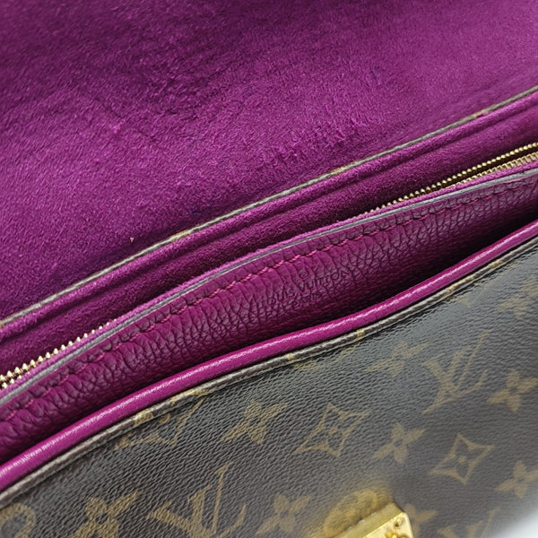 PALLAS BB Monogram Coated Canvas Brown