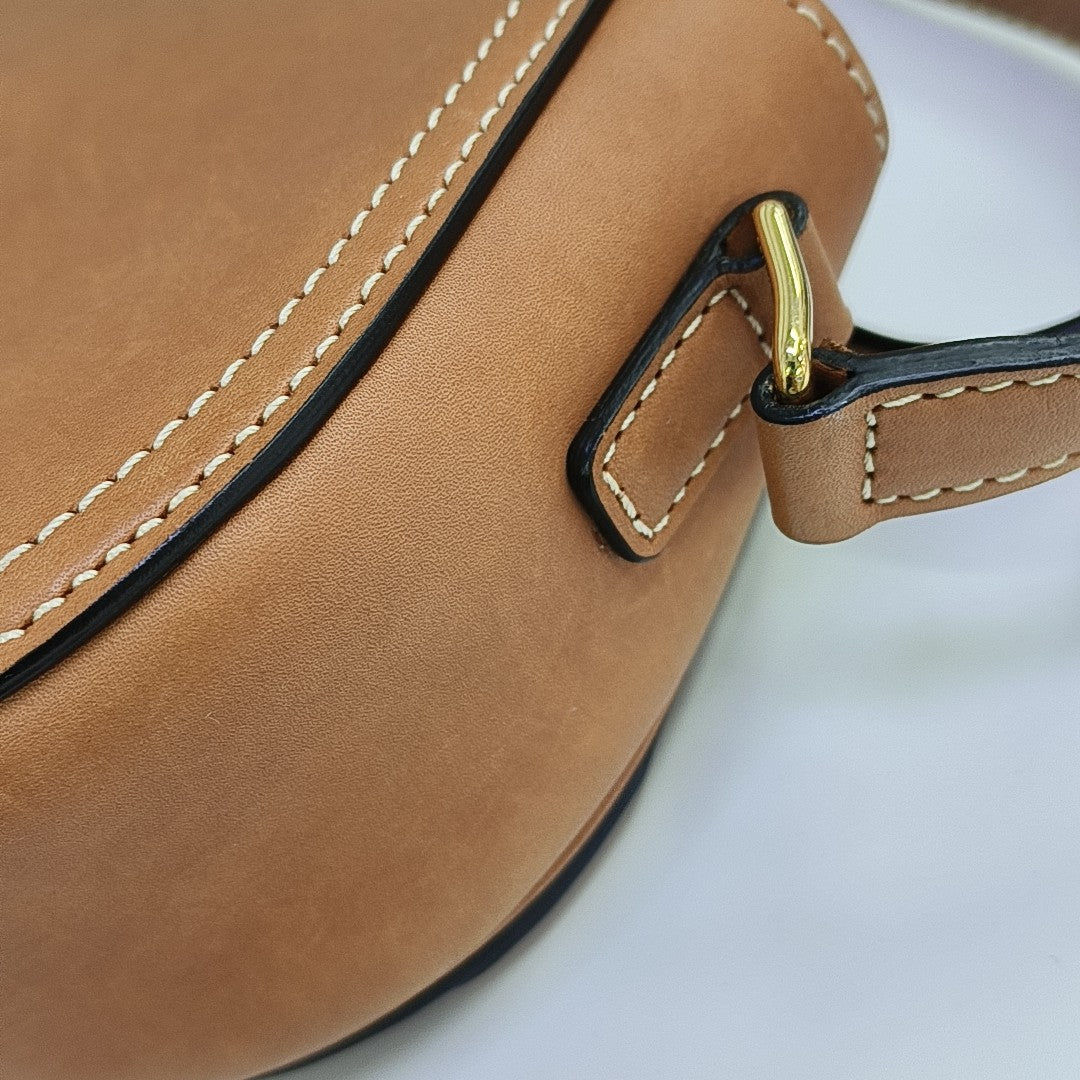 CRÉCY Small Calfskin Brown