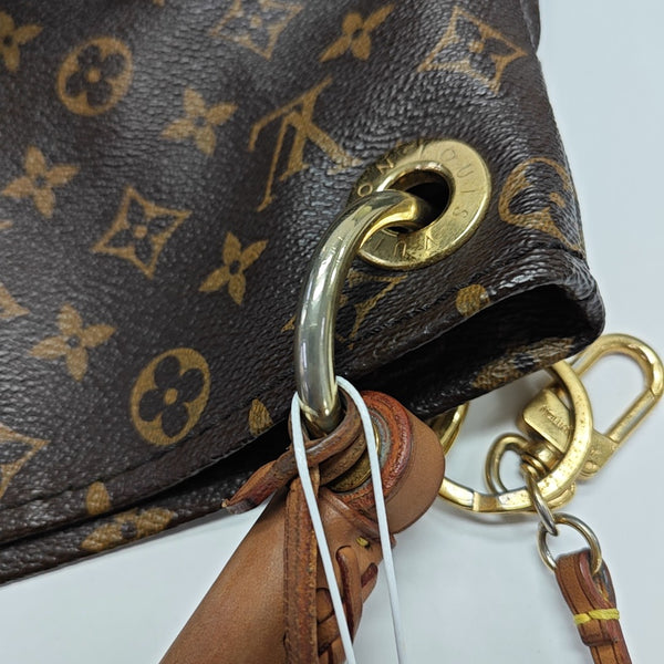 ARTSY MM Monogram Coated Canvas Brown