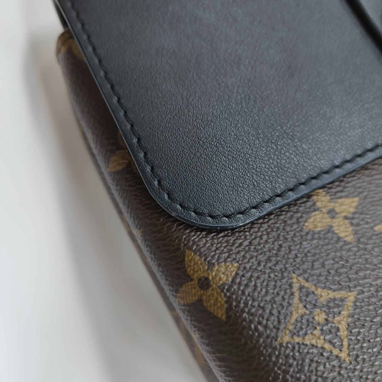 LOCKY BB Monogram Coated Canvas Brown
