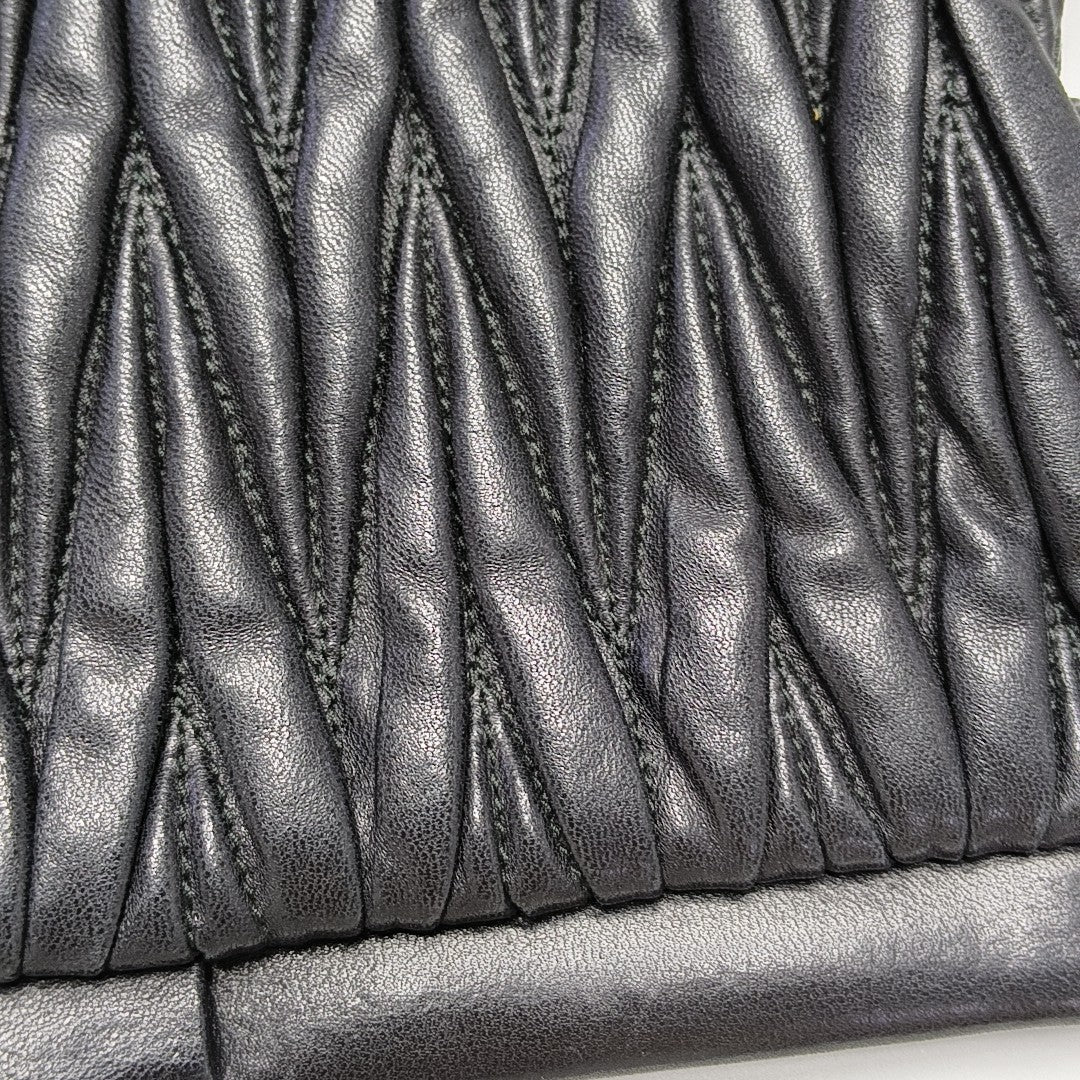 Lambskin Clutch Black