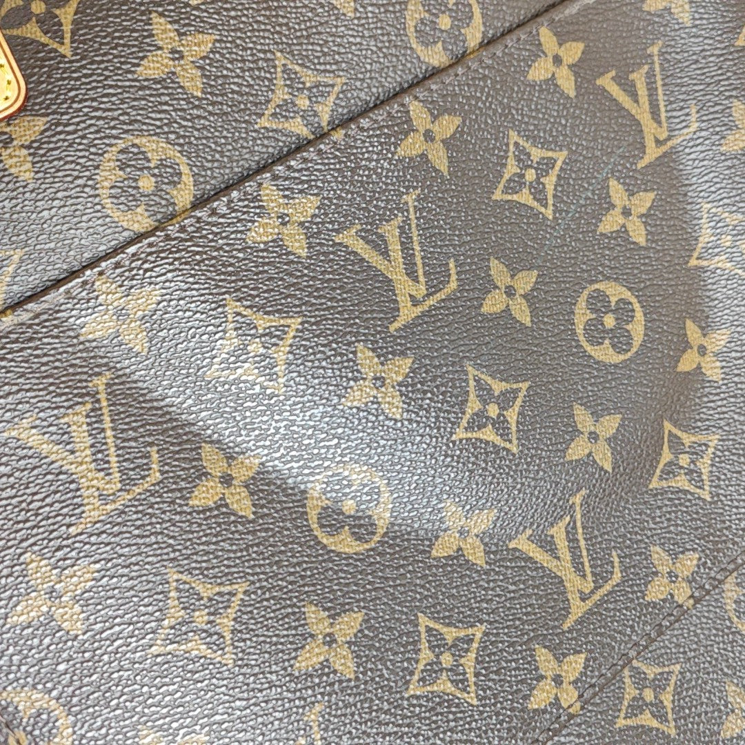 ICARE Monogram Coated Canvas Brown