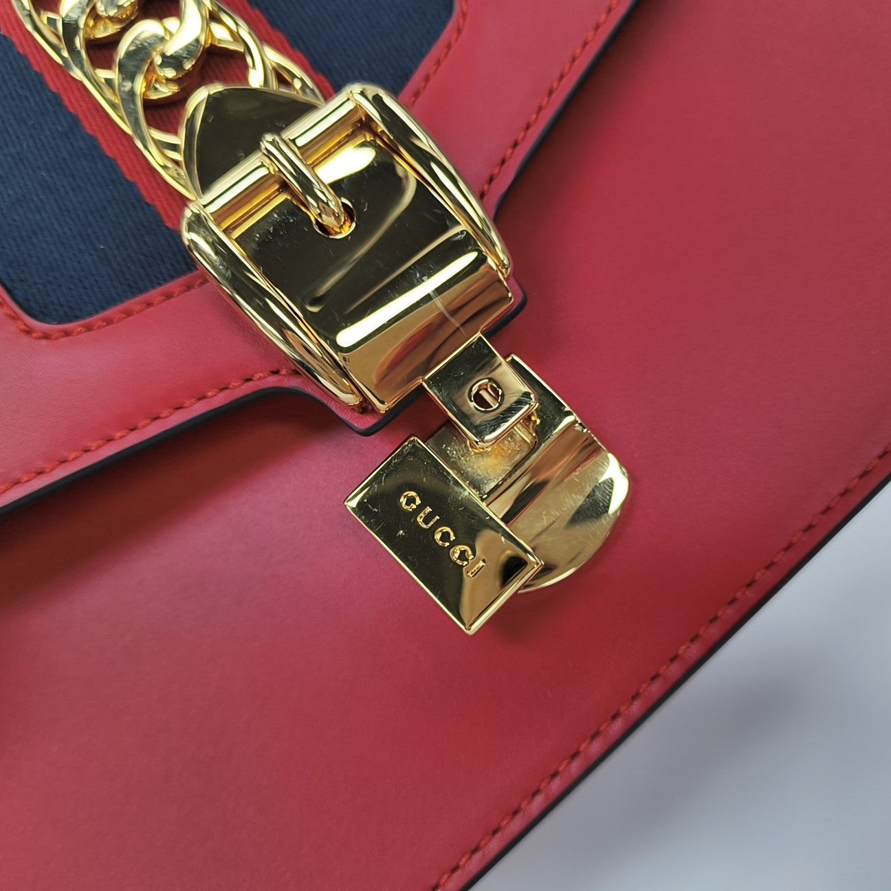 Sylvie Small Calfskin Red