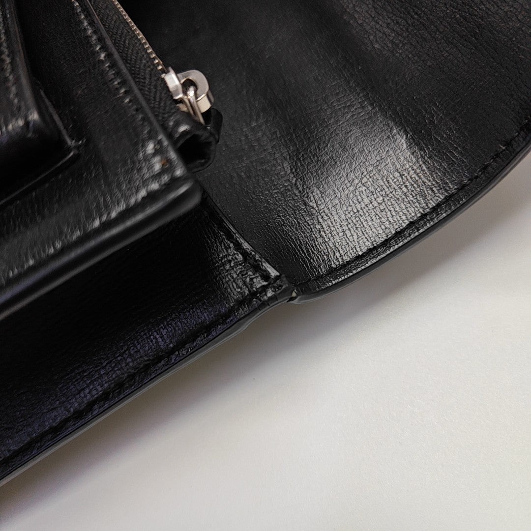 SUNSET Mini Calfskin Black