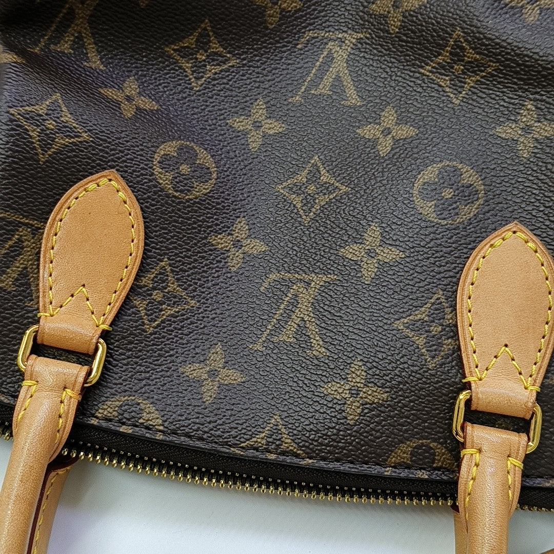 TURENNE Monogram Coated Canvas Brown