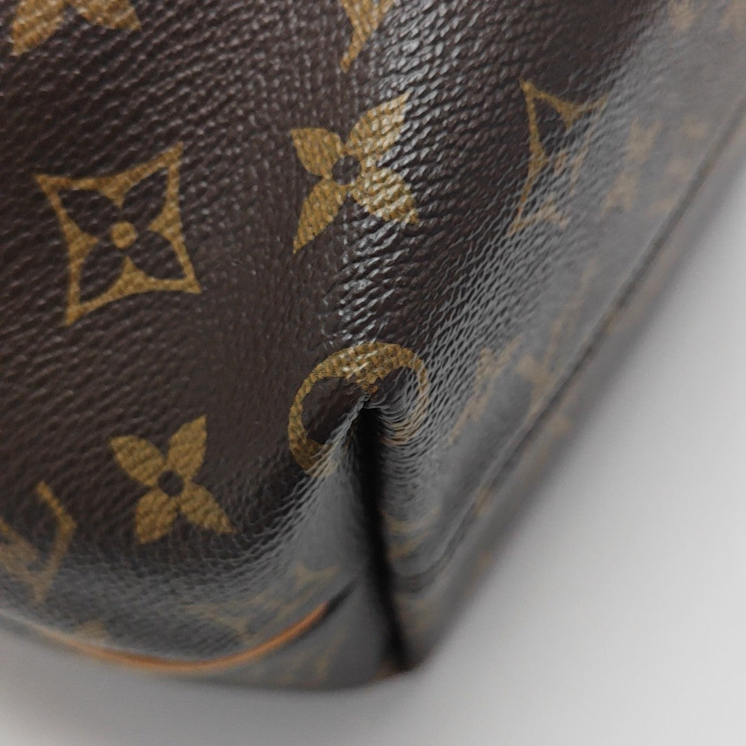 TURENNE Monogram Coated Canvas Brown