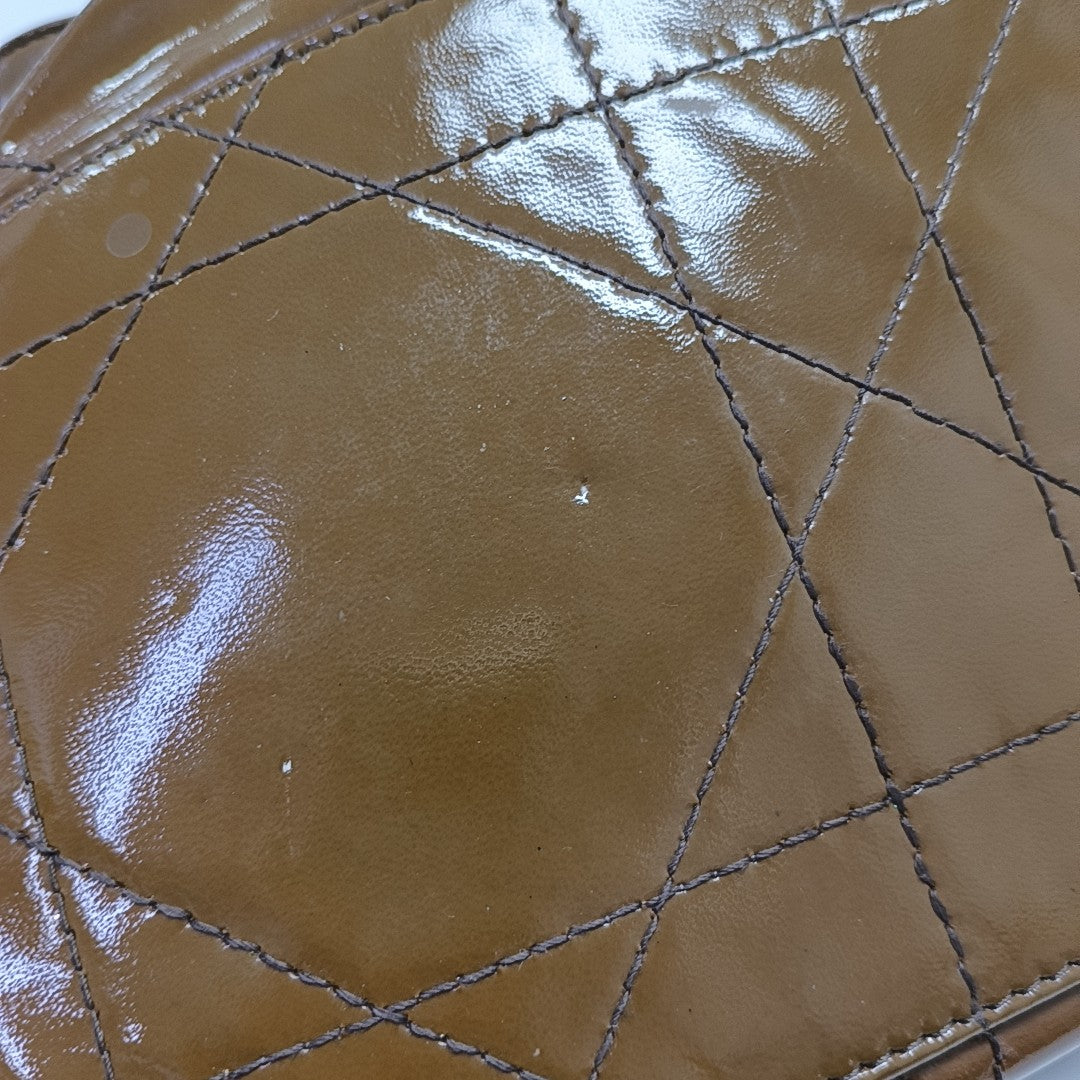 Le Trente Cannage Patent Leather Brown