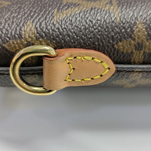 FOLD ME Monogram Coated Canvas Brown