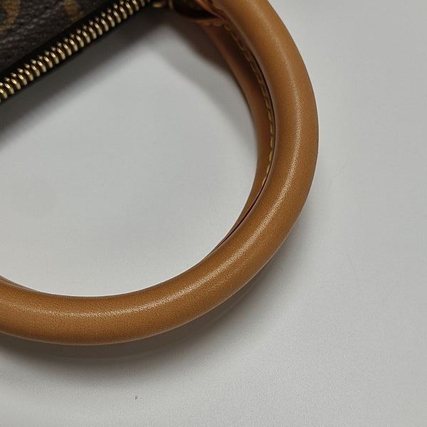SPEEDY 30 Monogram Coated Canvas Brown