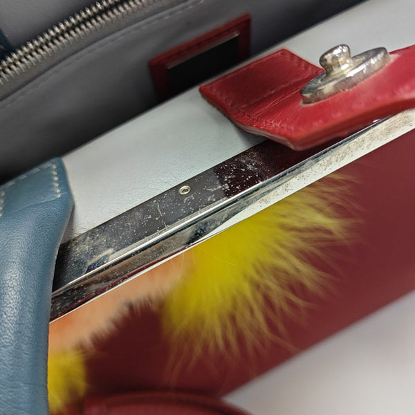 2 Jours Small Calfskin Red