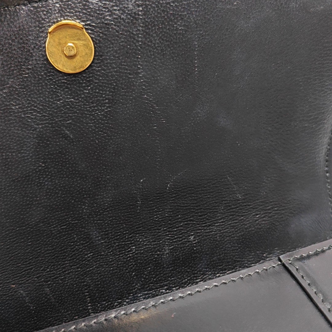 Hourglass S Calfskin Black