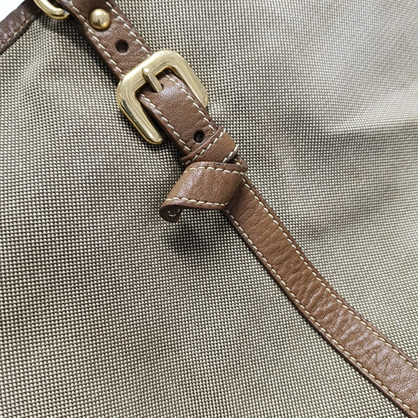 Fabric Tote Bag Brown