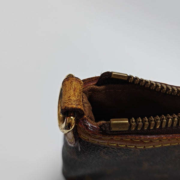 PALERMO PM Monogram Coated Canvas Brown