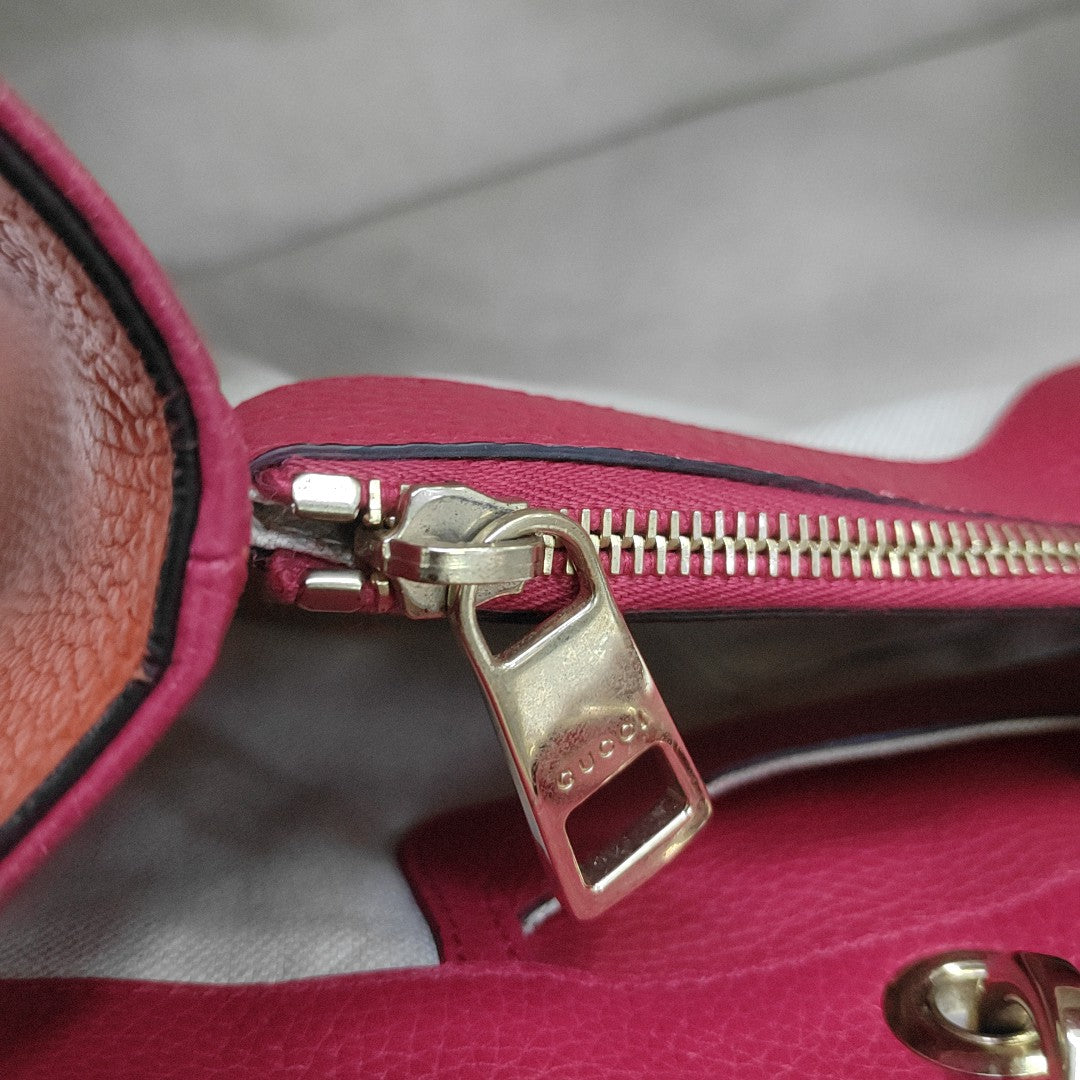 Bamboo 1947 Medium Calfskin Red
